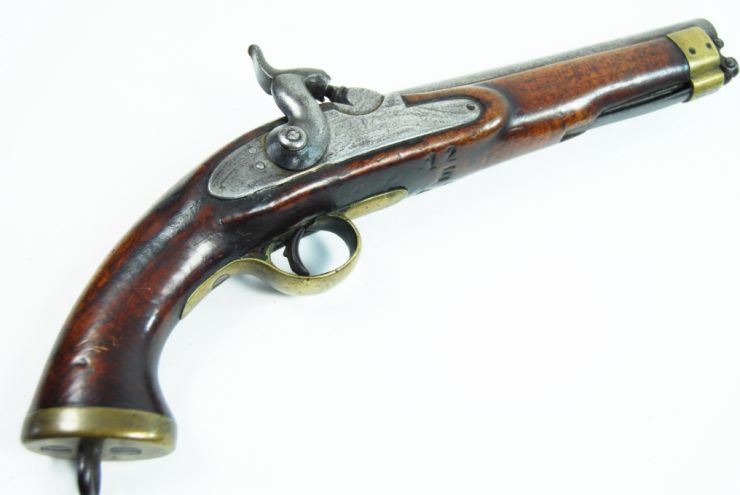 Pistola Inglesa circa 1850 para la Cia de Indias Orientales